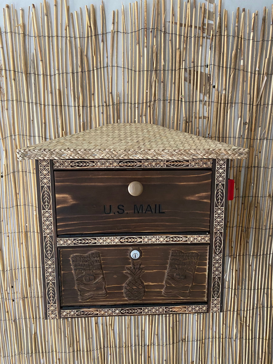 Tiki Hut Mail Box Tiki Gonzo