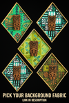 Diamond Tiki Hanging Wall Panels