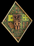 Diamond Tiki Hanging Wall Panels