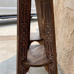 Two Bar Stools with Fabric