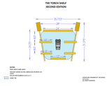 Limited Edition Tiki Torch Shelf 2nd Edition